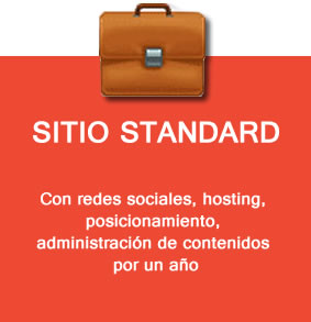 sitio web standard, sitio basico para internet