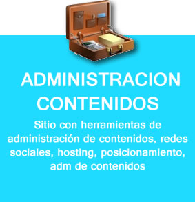 administracion de contenidos de sitios web, sitio web con herramienta de administracion de contenidos